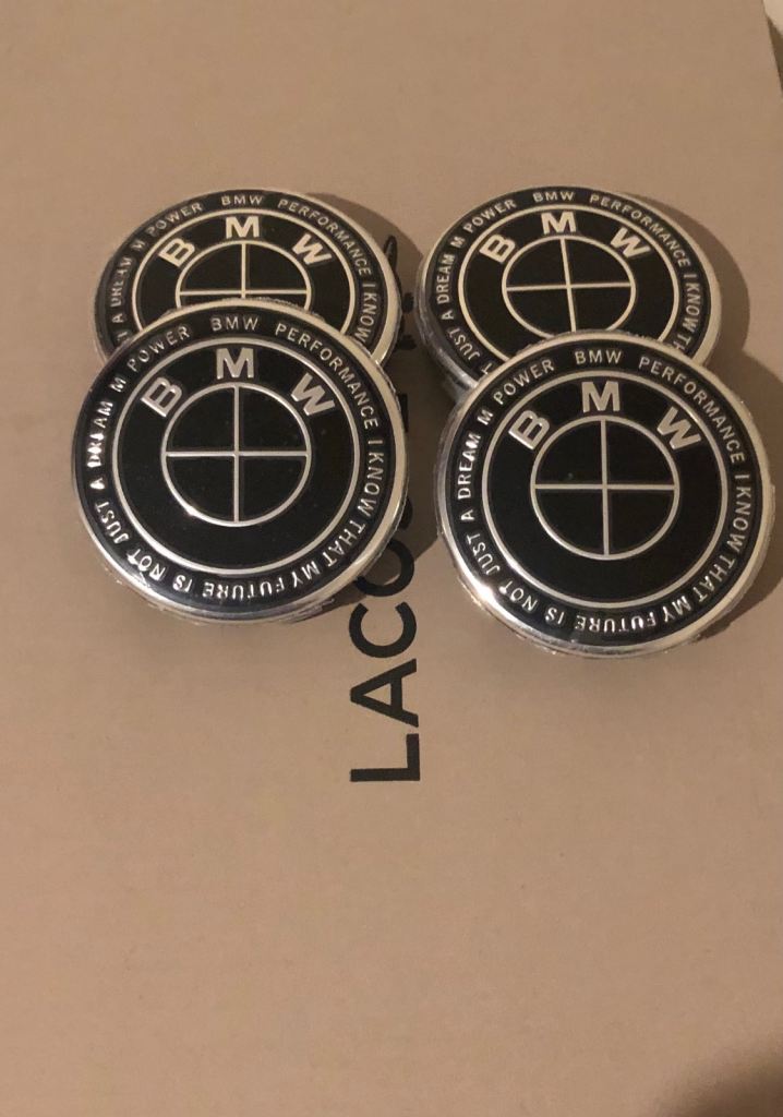 BMW 50th Anniversary  (Black Edition) Centre caps 68MM