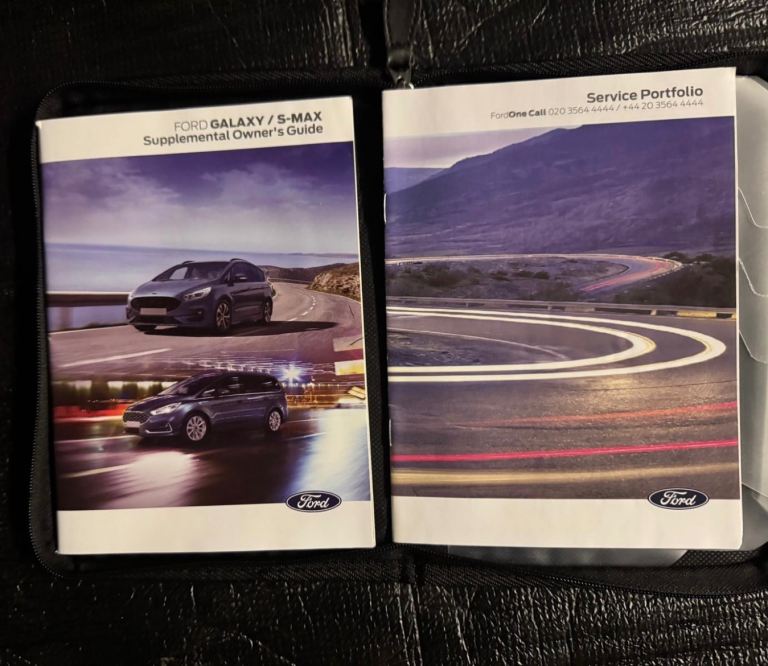 Ford Galaxy S Max 2022 onwards, owners manual and case