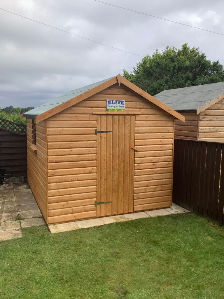 Heavy Duty 10x8 Apex Shed