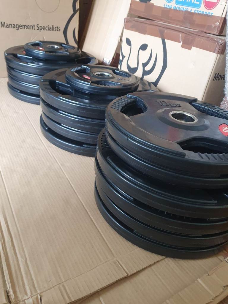 200kg+ Olympic Weight Plates Set – Premium Grip Plates | Gym/Home Strength