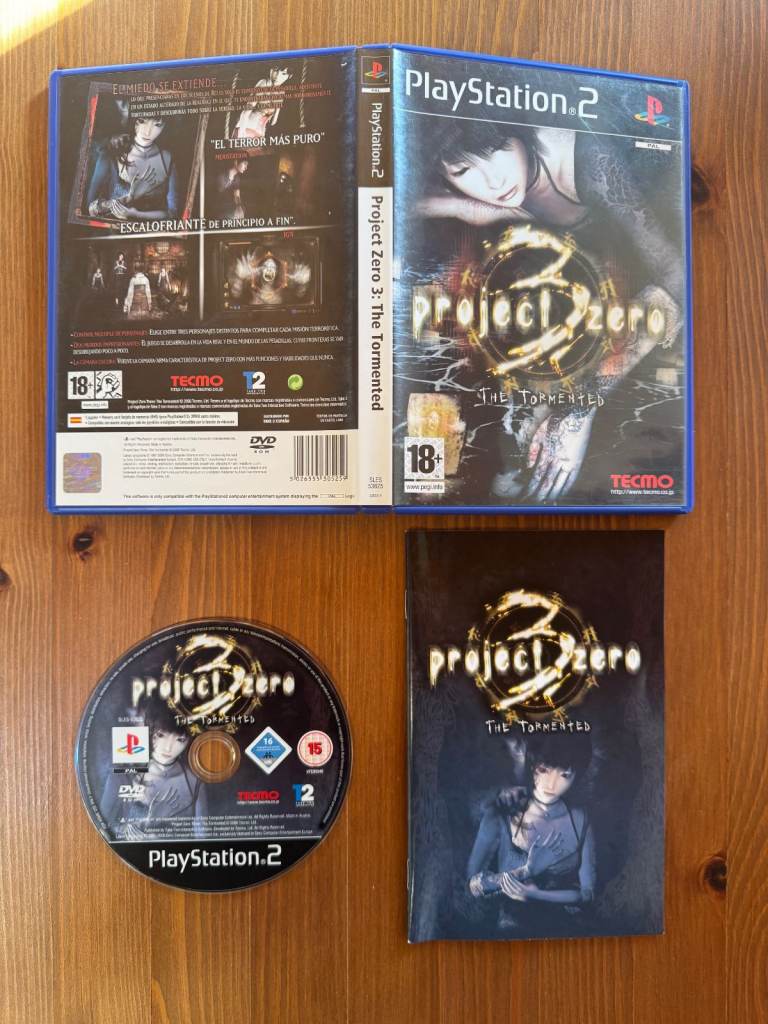 Project Zero 3: The Tormented Sony PlayStation 2 PS2 PAL UK Spainish Original