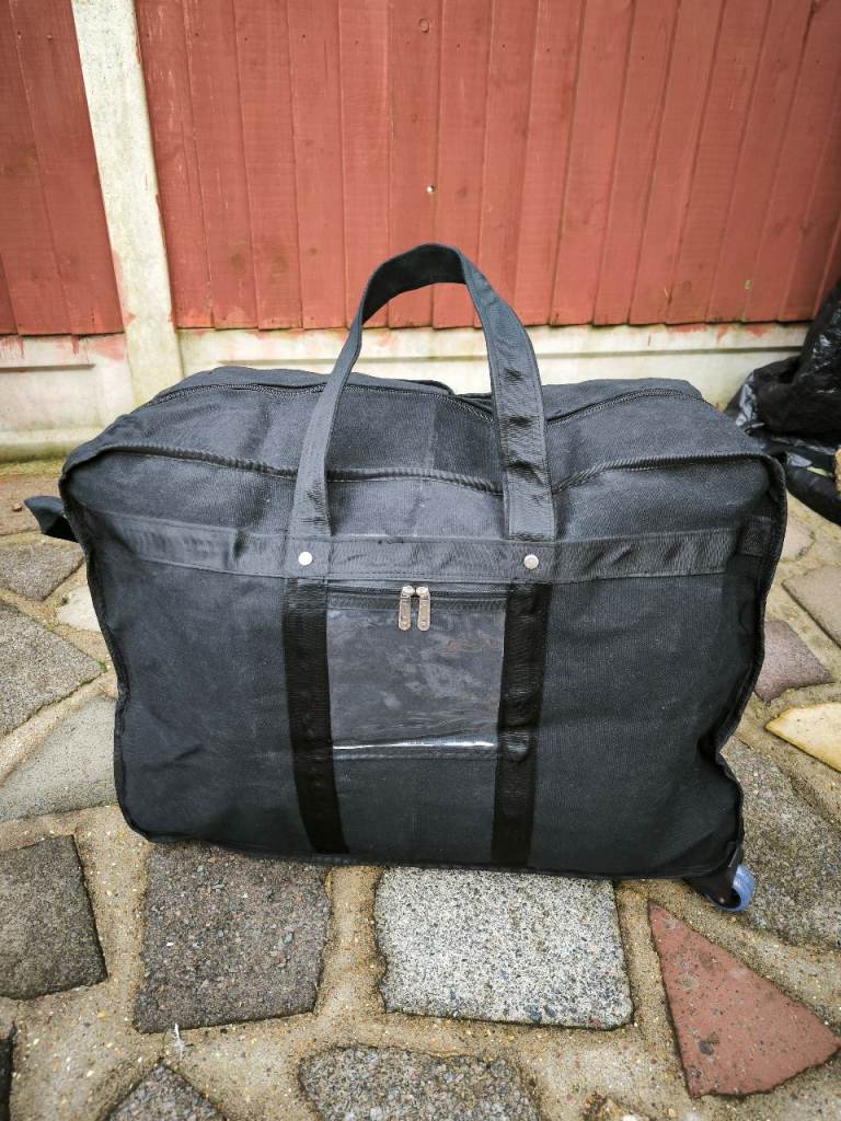 Black travel bags 