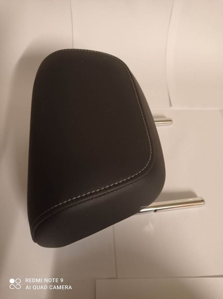 AUDI A3 2020 Headrests Rear set of 3 Grey Leather Headrests