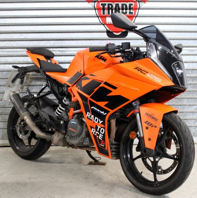 2023 73 KTM RC 125 ABS RC125 NEW SHAPE TRADE SALE LEARNER LEGAL 10K NEW MOT GP