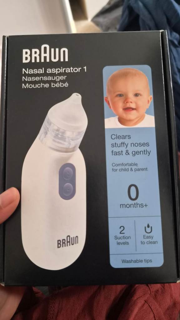 Braun Nasal Aspirator 1 – used few timein Box
