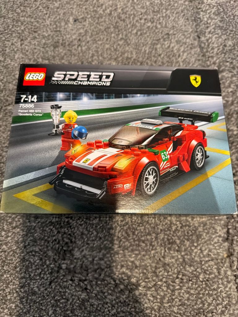 NEW LEGO Speed Champions Ferrari 488 GT3 Scuderia Corsa 75886