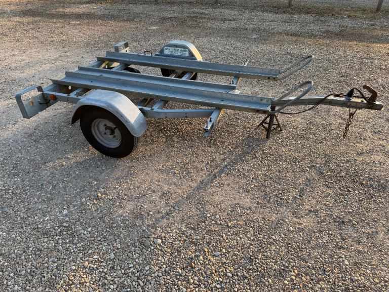 Trigano Duo PM 10 Trailer erde pm310 motor bike cycle sports motorbike