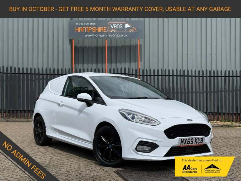 2019 Ford Fiesta Van 1.0T EcoBoost Sport Car Derived Van 3dr Petrol Manual Euro 6 (s/s) (125 ps) ...