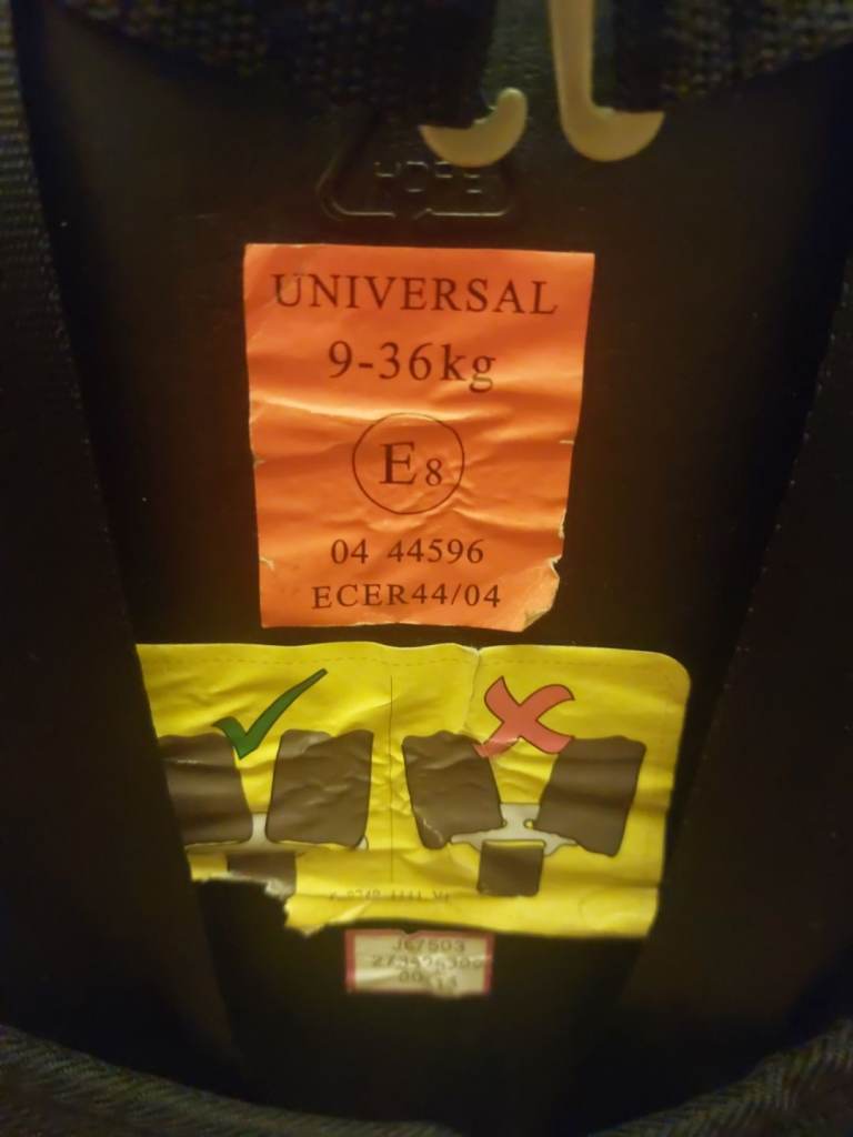 Mamas and papas. Age group 1-3 (9-36kg)