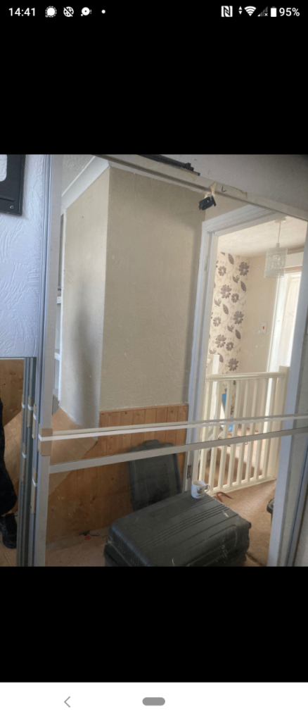 3 X sliding wardrobe doors 