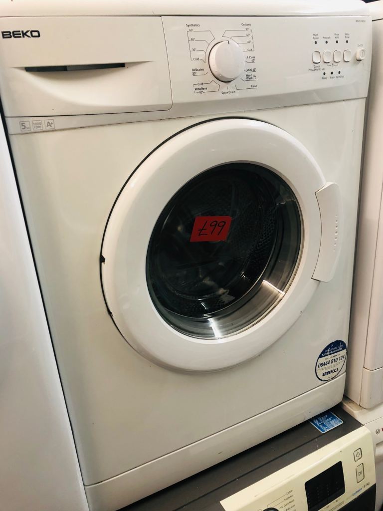 Beko 5kg load A+ rated washing machine with 1000 spin speed 