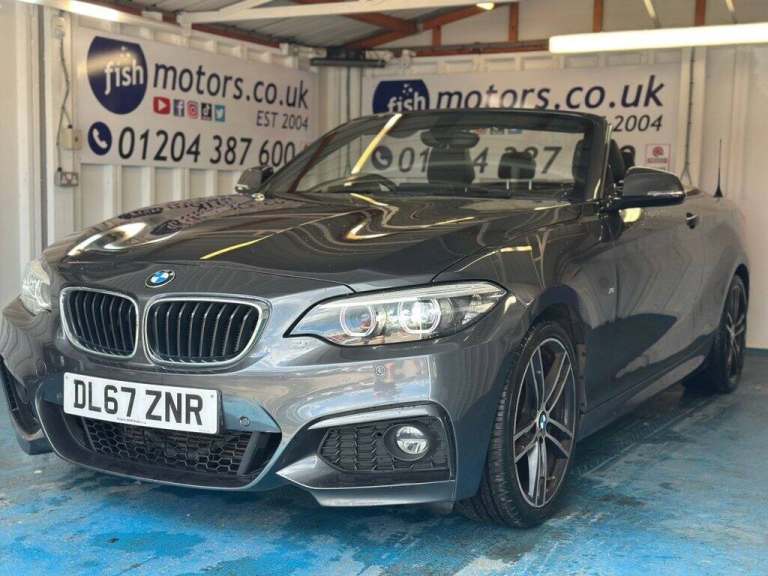 2017 67 BMW 2 SERIES 1.5 218I M SPORT CONVERTIBLE 2DR PETROL MANUAL EURO 6 (S/S)