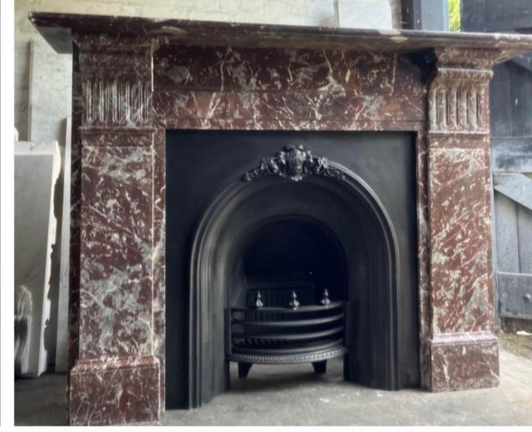 WANTED!! Red Marble Fireplace Surround