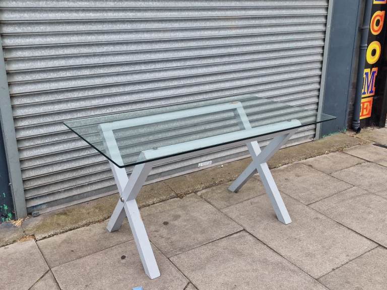 Large Glass Top Dining Table