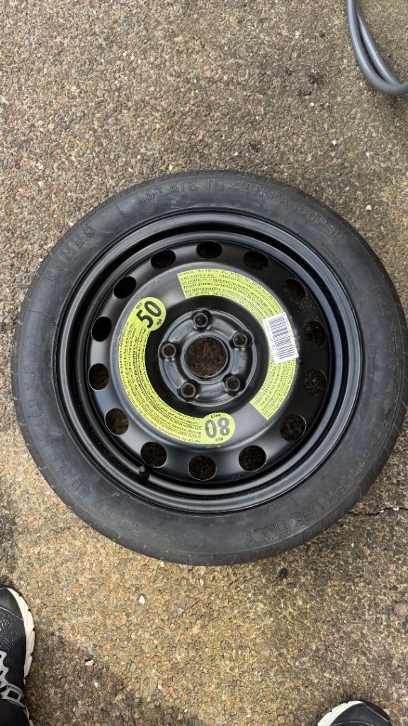 Vw golf spare wheel jack & wrench