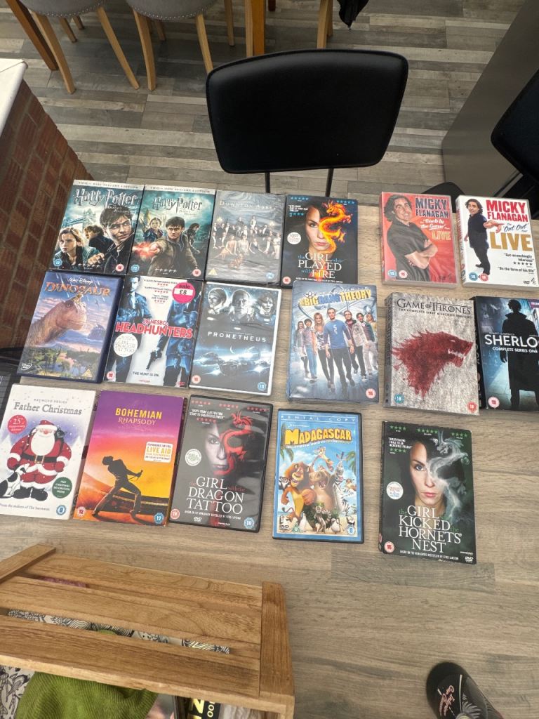 Mixed DVD Bundle - Harry Potter, Game of Thrones, Madagascar & More