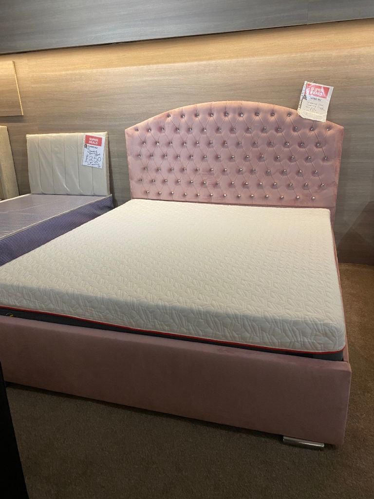 New ex display super kingsize luxury bed and mattress rrp £1700 now only £399 to clear 