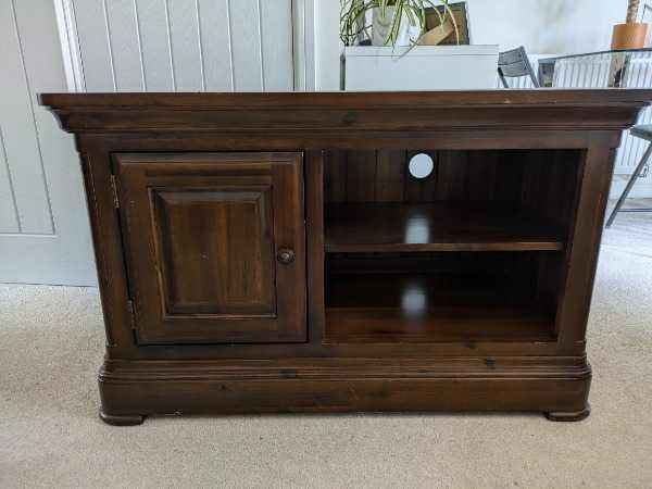 Wood TV stand