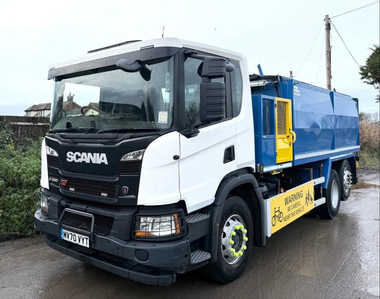 2021 SCANIA P360 XT TRIPLE CHUTE HOTBOX TIPPER 26 TON 113,000 MILES EURO-6