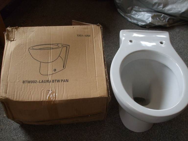 Toilet Pan in White