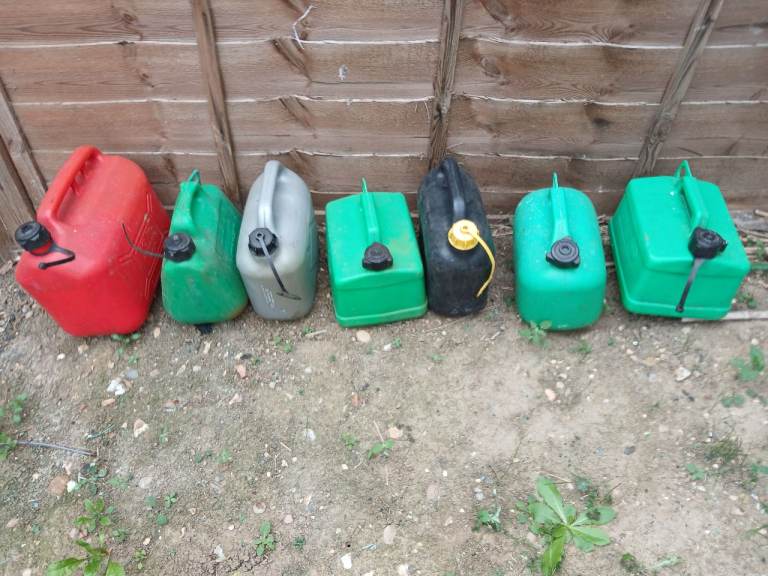 petrol cans