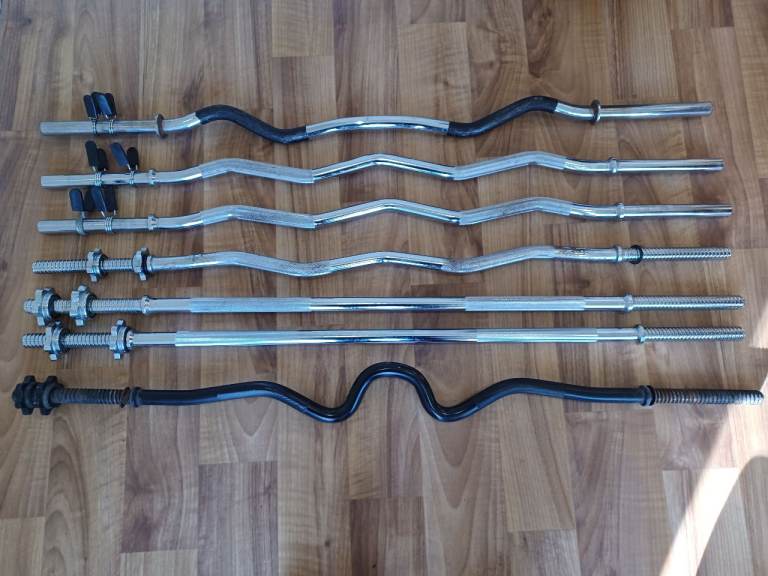 4FT EZ, TRI CURL & STRAIGHT WEIGHTS PLATES BARBELL - Priced Per Bar