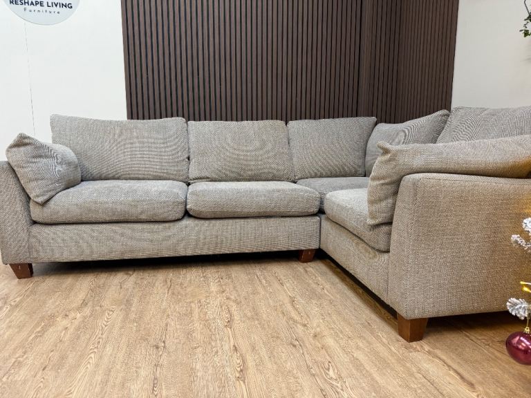   Beige Next L-Shape Corner Sofa (WE DELIVER) 