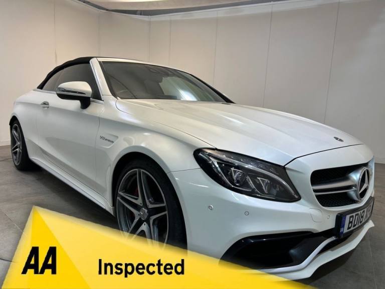 2018 Mercedes-Benz C Class 4.0 C63 V8 BiTurbo AMG S (Premium) Cabriolet 2dr Petrol SpdS MCT Euro ...
