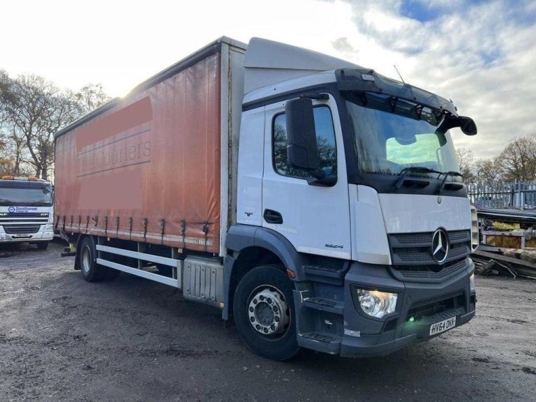 2014 MERCEDES ANTOS 1824 CURTAIN SIDE