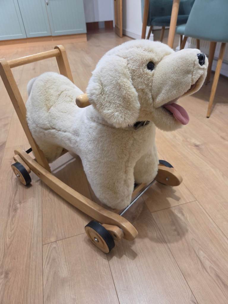 Mulholland & Baillie Baby Activity Dog Rocker Walker Toy