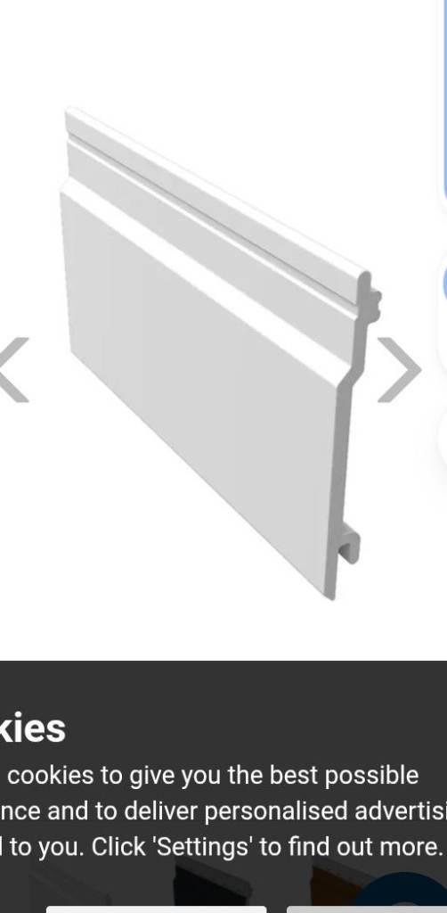 Swift 100 mm open v cladding 