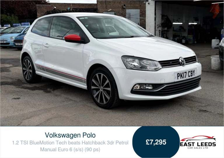 2017 Volkswagen Polo 1.2 TSI BlueMotion Tech beats Hatchback 3dr Petrol Manual Euro 6 (s/s) (90  ...
