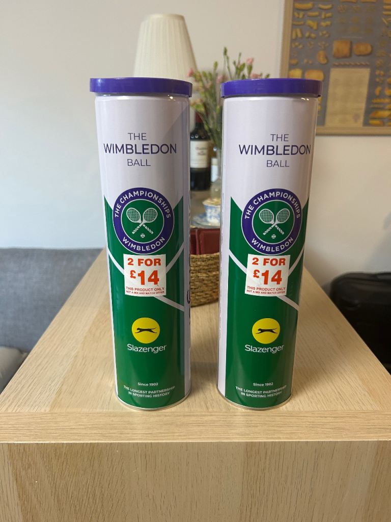 Slazenger Tennis Balls Wimbledon 