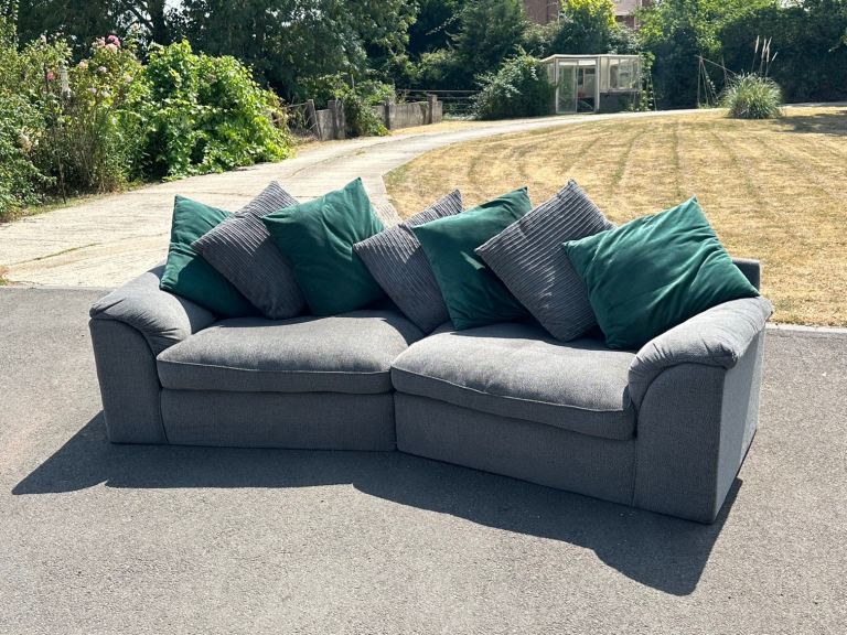 Large Curved 4 Seater sofa