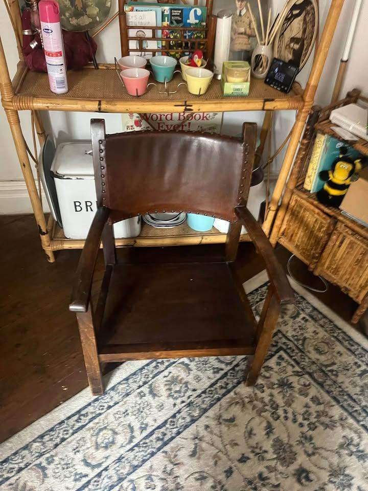 Antique Victorian/ Edwardian chair solid wood