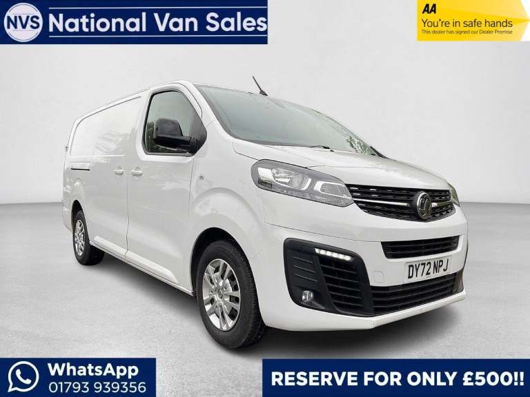 2022 Vauxhall Vivaro 1.5 Turbo D 2900 Sportive L2 H1 Euro 6 (s/s) 6dr PANEL VAN Diesel Manual