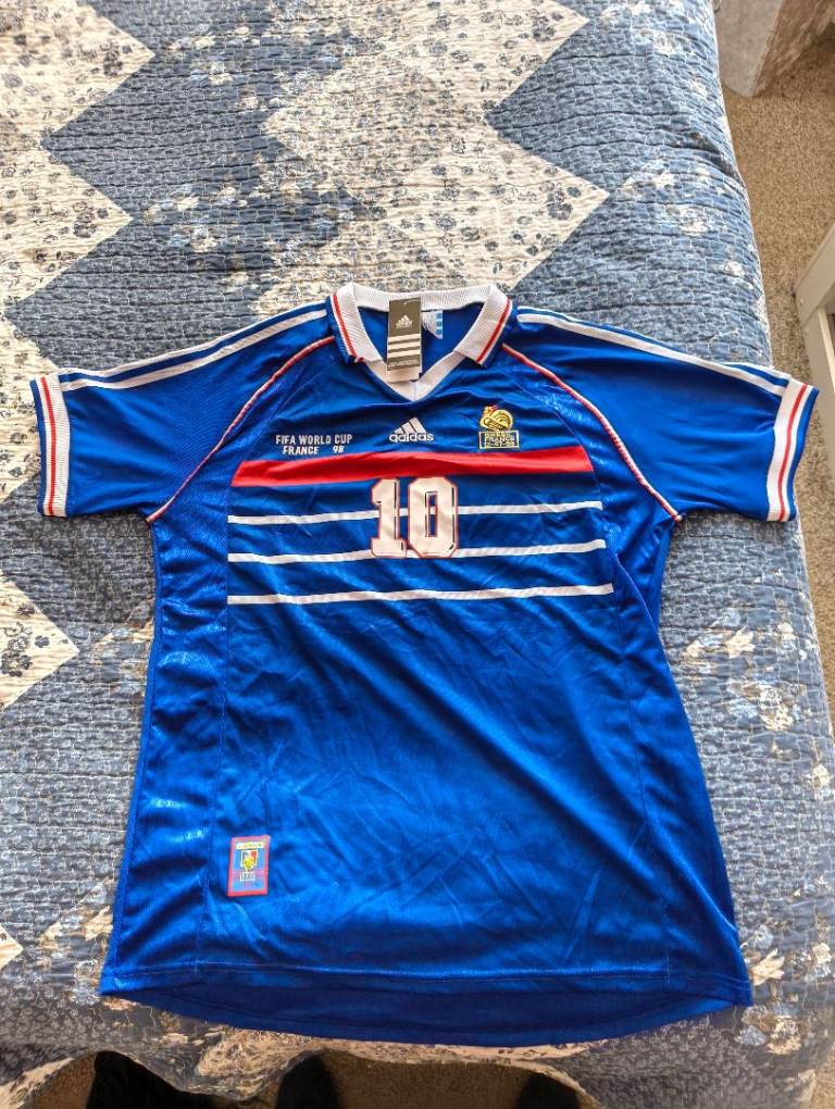 Adidas France 1998 World Cup Home Shirt #10 – Brand New with Tags