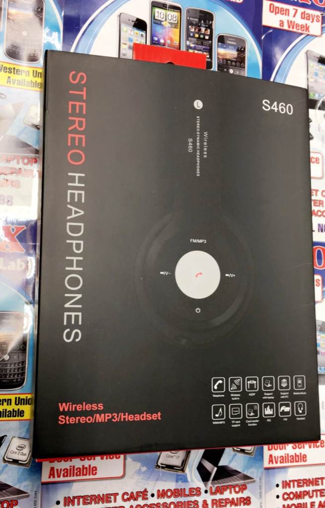 BRAND New Bluetooth S460 Wireless Stereo Headset Gaming MP3 Headphones with Mic
