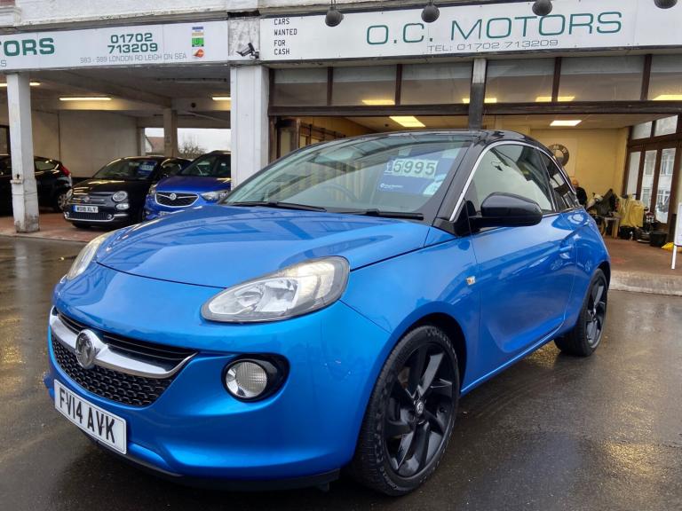 2014 Vauxhall Adam 1.4i Slam 42000mls FSH Met Blue and Black