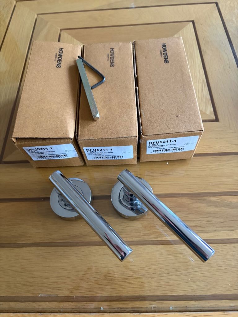 Chrome door handles