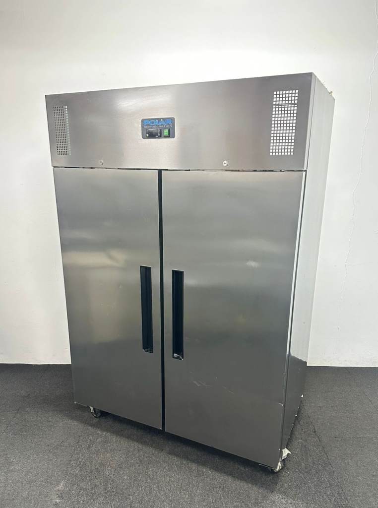 PROFIT NOW, BUY LATER! - Used Polar G-Series 1200L Upright Double Door Fridge, On Wheels