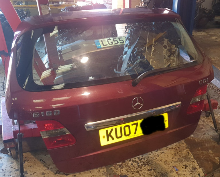 Mercedes B Class W245 Tailgate Red Colour B180 2007
