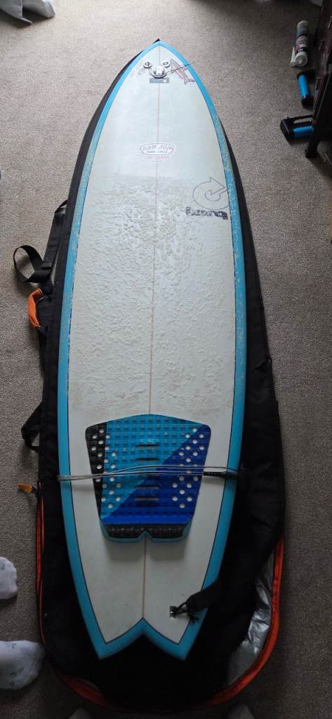 6'10 torq fish surfboard 