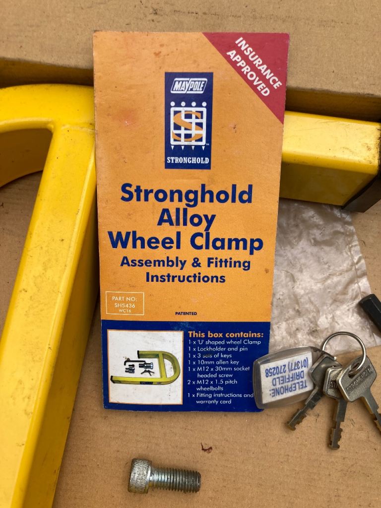 Stronghold Alloy Wheel Clamp