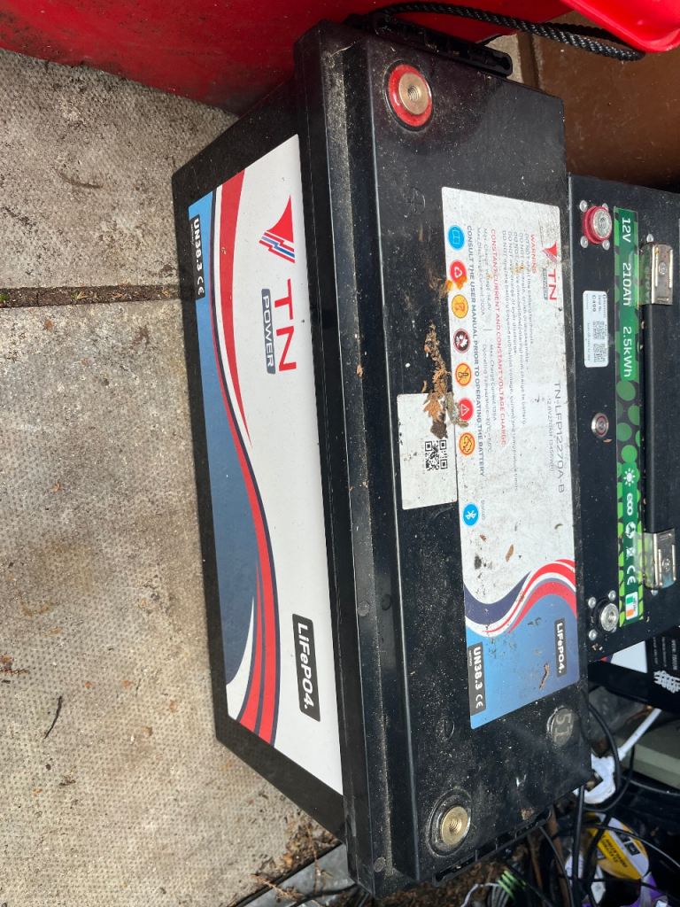 Two TN LiFePO4 Lithium Batteries 