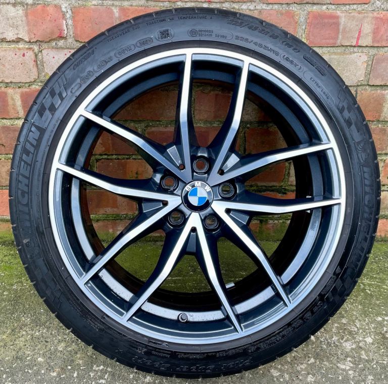 Genuine BMW Z4 18” Diamond Cut Front Alloy Wheel M Sport + Michelin Tyre 770 G29