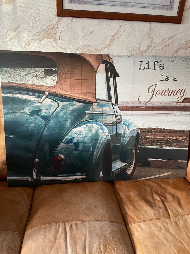 Life is a journey canvas
