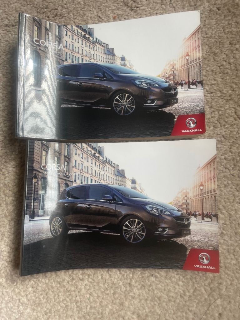 Vauxhall Corsa 2018 onwards  Owner's Manual and Infotainment System Manuals
