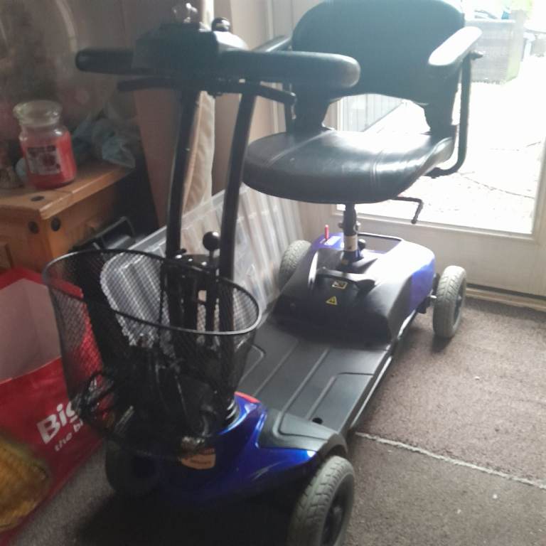 Lightweight 4 mph mobility scooter with brand new batteries can deliver if local 