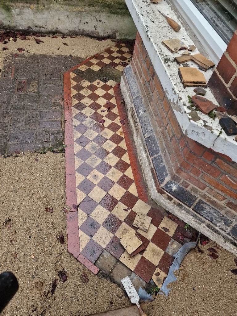 image for Victorian quarry square tiles